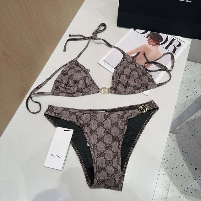 Gucci Swimsuit, Slimming And Stylish! Very Fashionable To Wear. Sml