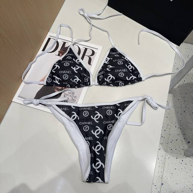 Chanel Swimsuit, Slimming And Stylish! Looks Very Chic When Worn. Sml