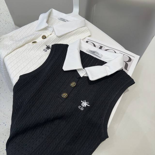High-End Dior Tank Top, Perfect For Layering Or Wearing Alone. One Size Fits All