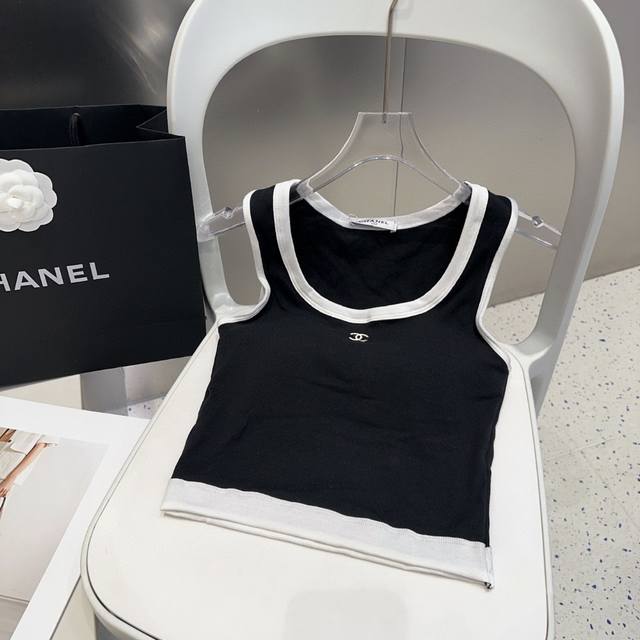Chanel Tank Top, Perfect For Layering Or Wearing Alone. One Size Fits All.