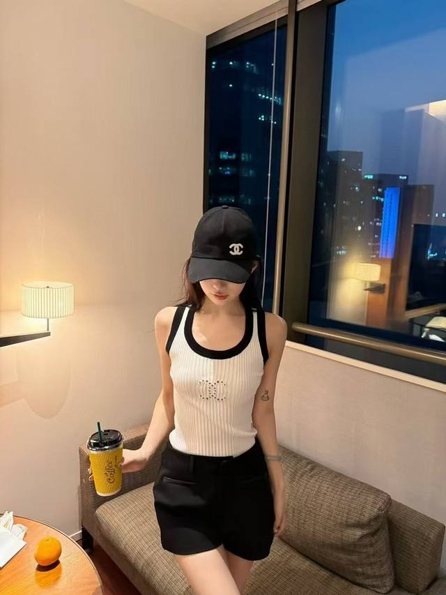 High-End Chanel-Style Tank Top, Simple And Classic, Versatile And Stylish, One S