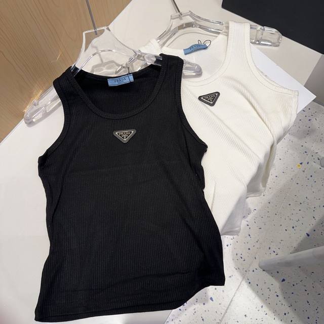 Prada Tank Top, Perfect For Layering Or Wearing Alone. One Size Fits All.