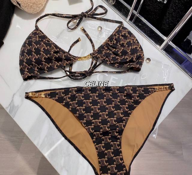 Celine New Swimsuit, A Must-Have For Fashionistas! The Actual Product Is Super B