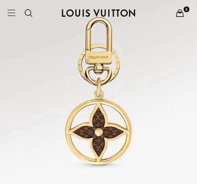 Official Website M01207 Lv Keyring, Bag Accessory, Pendant, Car Key Companion, E