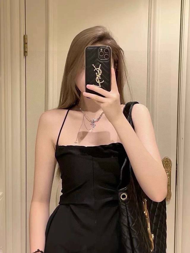 Ysl Saint Laurent Cushion-Style Phone Case, Electroplated Full-Coverage Design,