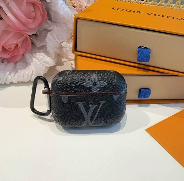Lv Classic Vintage 33-Color Bluetooth Earphone Case, 3Rd Generation Pro Bluetoot