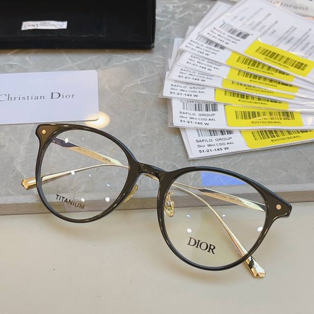 Dio* Dior New Optical Frame, Model: Mini Cd O A4L, Size: 51-21-145