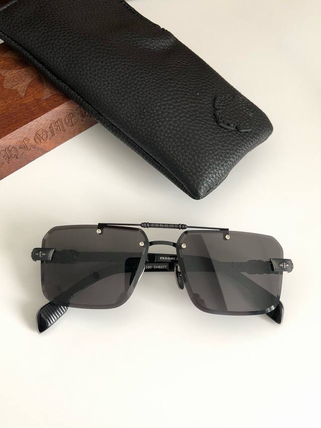 Chrome Heart New Premium Sunglasses, Perfect Craftsmanship And Details, Thickene