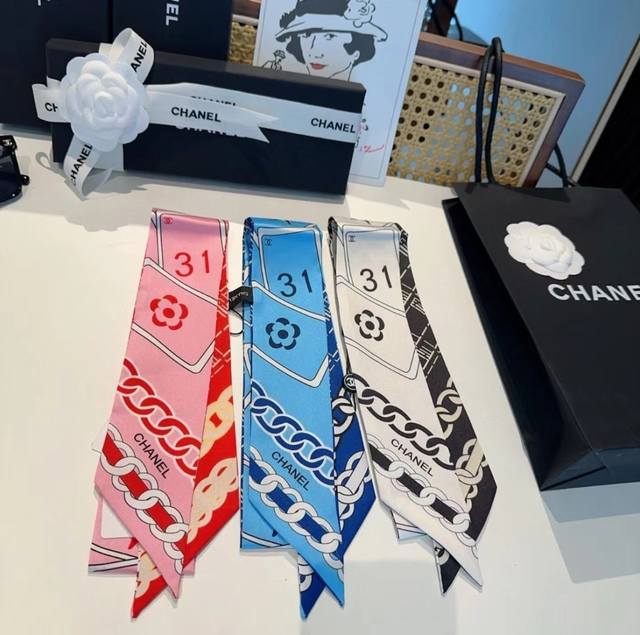 Chanel Twilly Small Silk Scarf Is Here! Chanel Cartoon Letters A True Little Cut