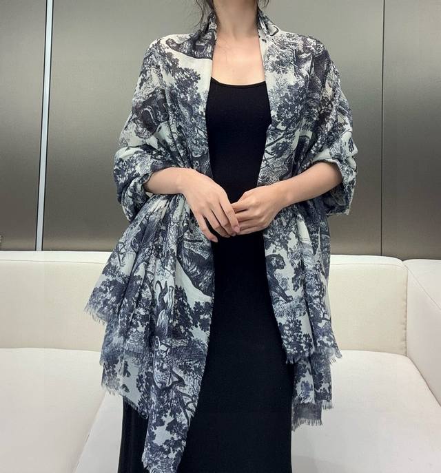 Dior's New Animal Jungle Silk Cashmere Scarf And Long Shawl! Pure Luxury And Fas