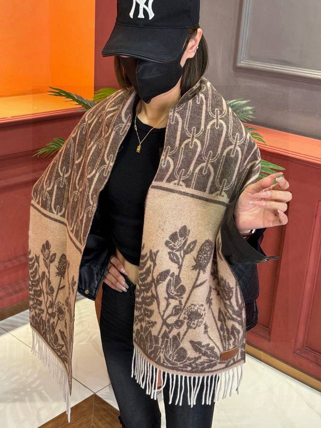 Herm S Paris Fashion Show Business Men's And Women's Cashmere Scarf Manufacturer
