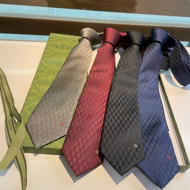 Special Edition G-Store New Arrival Gg Logo Printed Tie For Men, Featuring A Rar