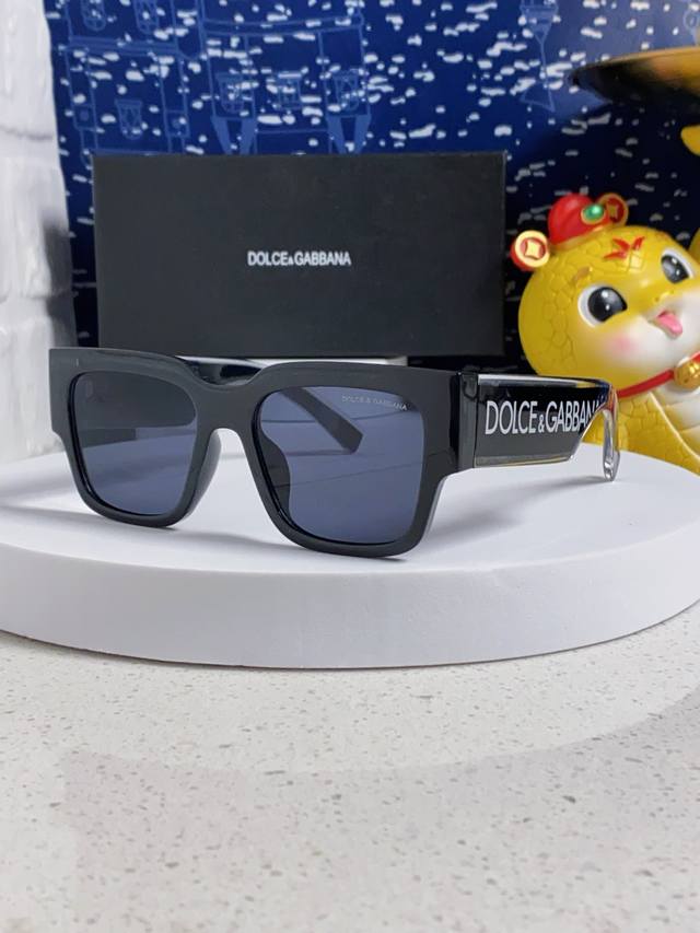 Dg 2025 New Rectangular Letter Sunglasses, European And American Luxury Brand Fa