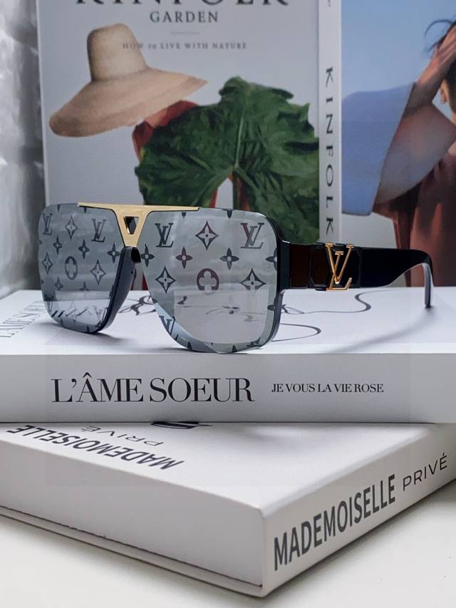 Lv Louis Vuitton 2025 New Fashion Large Frame Sunglasses For Men And Women, Infl