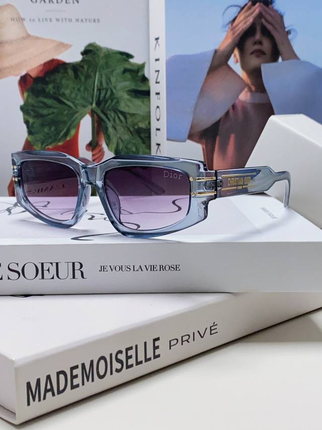 Dior 2025 New Arrival Unisex Fashion Retro Square Frame Sunglasses - Elegant And