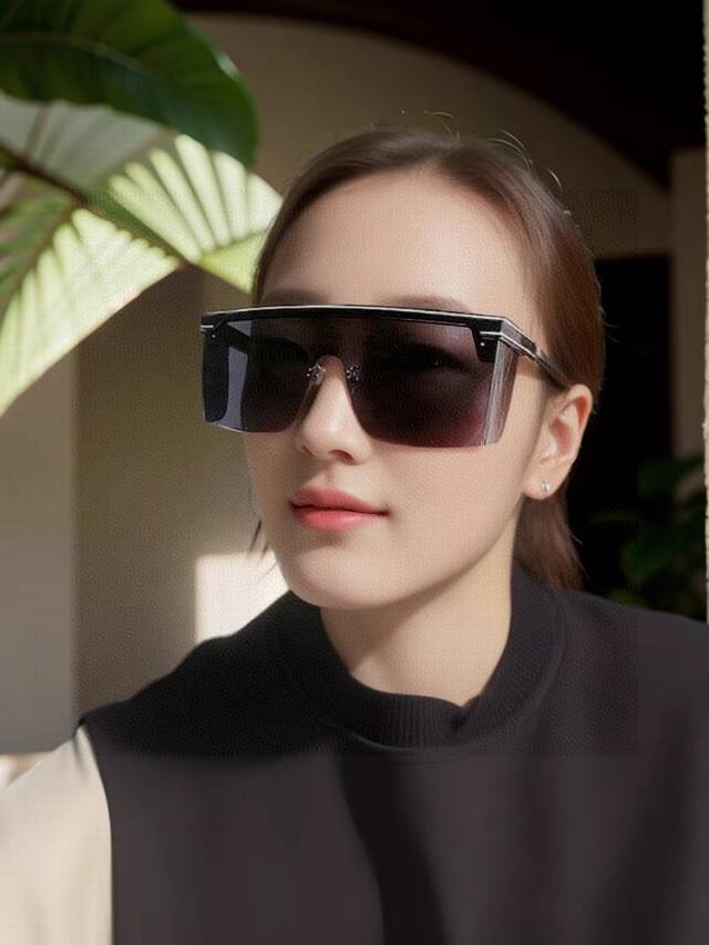 Dior New Arrival D-Line Women's Large Frame Letter Logo Fashion Sunglasses Club
