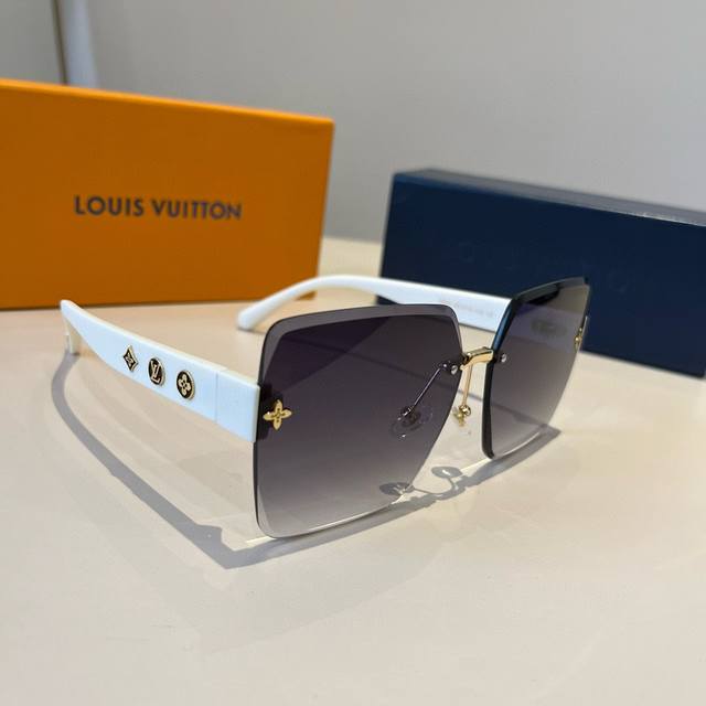 Lv Louis Vuitton Sunglasses, Face-Flattering, Sun-Protective, High-End And Light