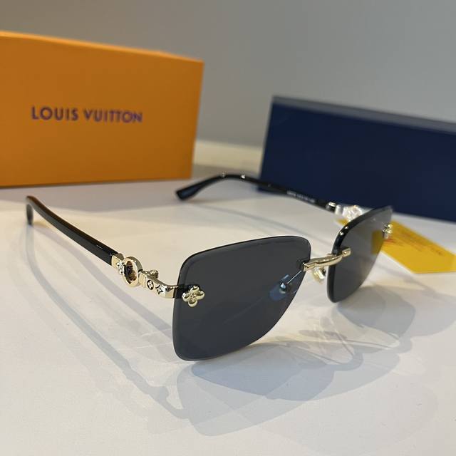 Lv Louis Vuitton Sunglasses, Sun Visors, European And American Fashion Luxury Br