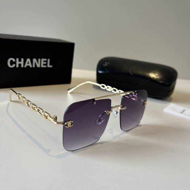 Chanel Round-Face Friendly Sunglasses, Ultra-Flattering For Round Faces, Creatin