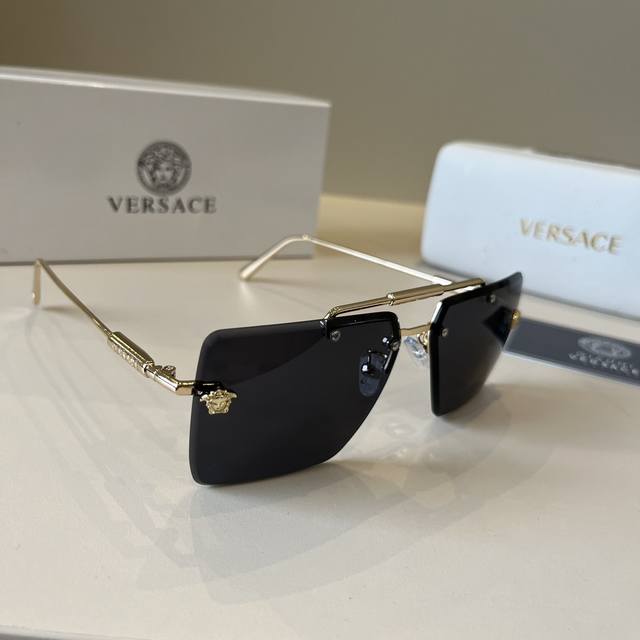 Versace European-Style Fashion Sunglasses, Men's Polarized Sunglasses, Men's Sun