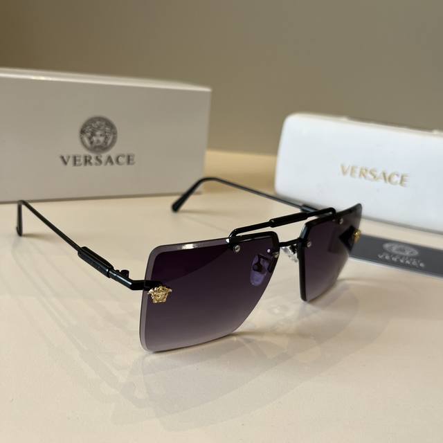 Versace European-Style Fashion Sunglasses, Men's Polarized Sunglasses, Men's Sun