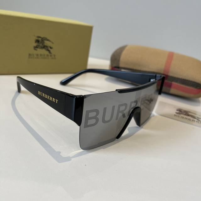 Burberry Letter Print Sunglasses 4291 Burberry Hip-Hop Sunglasses Be4291 One-Pie