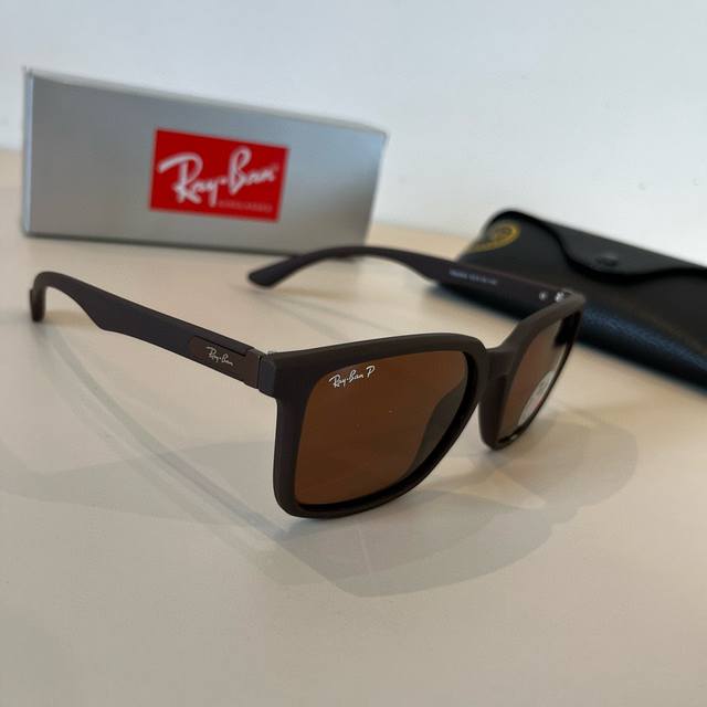 Ray-Ban Street-Style Sunglasses For Men And Women, Glass Lenses Model Rb4604