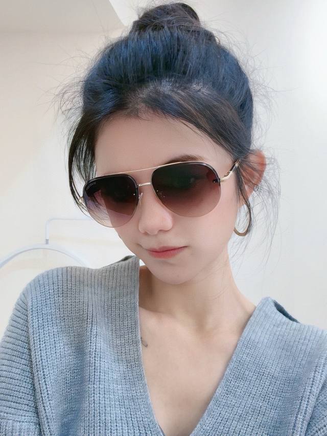 Burberry Men's Sunglasses Authentic Frog-Shaped Sunglasses High-Quality Flatteri