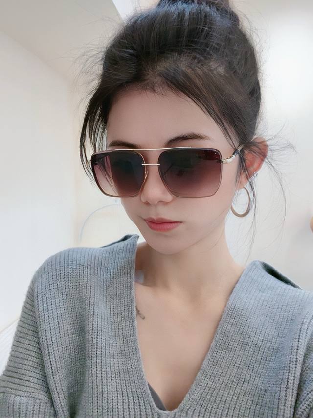 Burberry Men's Sunglasses Authentic Frog-Shaped Sunglasses High Quality Flatteri