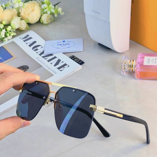Prad*Retro Men's Sunglasses Bold Business Style Uv400 Uv Protection Outdoor Sun