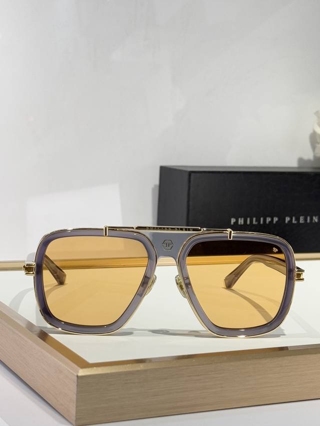 Philipp Plein Model: Sp M Size: 57Mm 19-145 Quality Guaranteed Metal Plating Vis