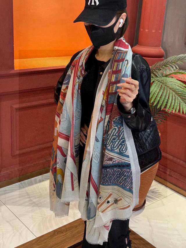Shimmering Scarf, Herm S, Same As In-Store, Everyone Says It's Beautiful, Cashme