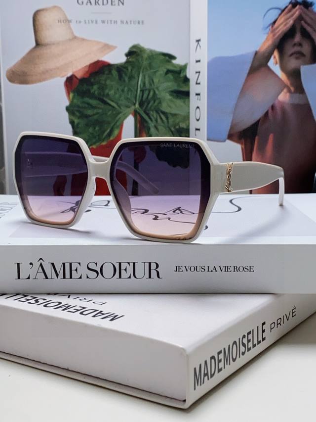 Ysl Saint Laurent 2025 New Square Frame Polarized Sunglasses For Men And Women,