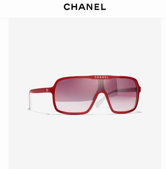 Chanel 2025 New Small Chanel Sunglasses Panda Ski Goggles Black And White Windpr