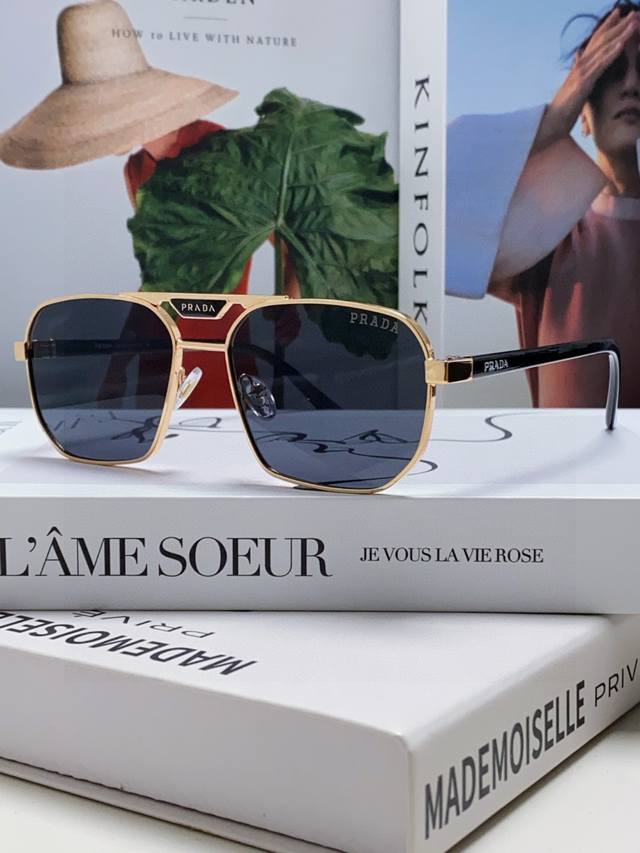 Prada New European And American Men's Sunglasses For Women, Uv Protection, Beach