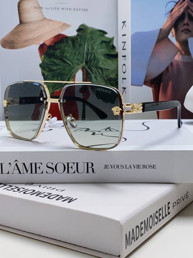 Versace European-Style Fashion Sunglasses, Men's Polarized Sunglasses, Men's Sun
