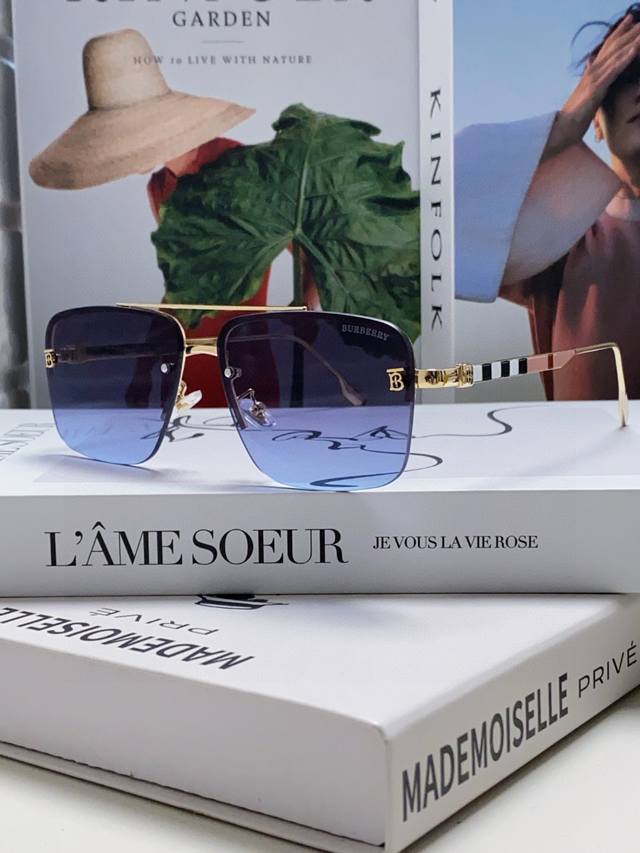 Burberry New-Style One-Piece Driving Sunglasses - Must-Have For Travel, Celebrit