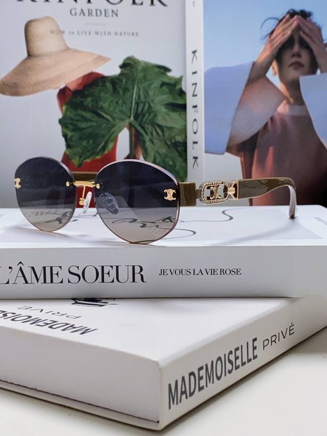 Celine Selin 2025 New Arc De Triomphe European And American Fashion Frameless Ov