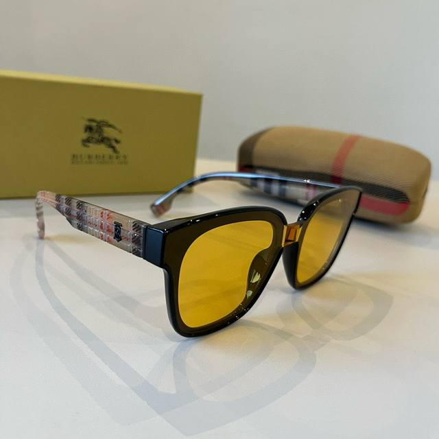 Burberr Burberry Men's And Women's Sunglasses International Luxury Brand Officia