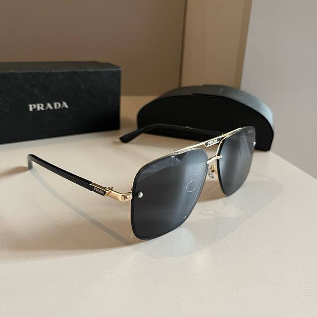 Prada, Crafted By Master Artisans. Polarized Sunglasses, High-End, Trendy, Fashi