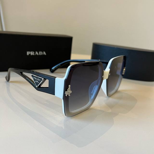 Prada High-End Women's Sunglasses, Sun-Protective And Face-Flattering Glasses.