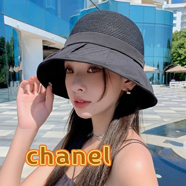 Chanel Fashionable Fisherman's Hat For Women, 2025 New Summer Uv Protection Sun