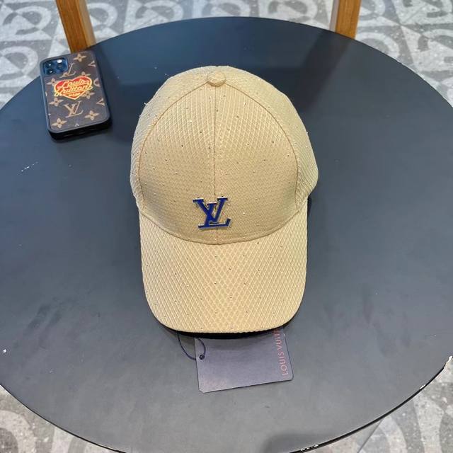 Lv New Arrival, Synchronized With Official Store, Baseball Cap, Synchronized Shi