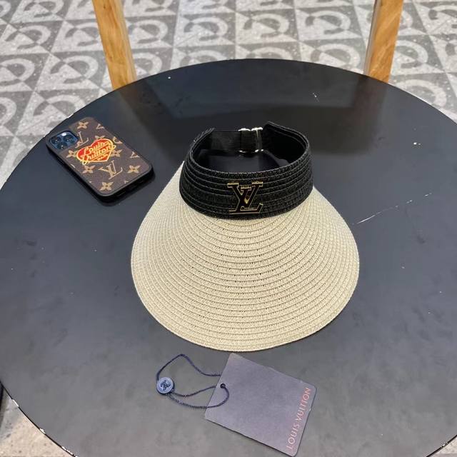 Lv Louis Vuitton Summer New Arrival Sun Hat With Open Top, A Highly Crafted Desi