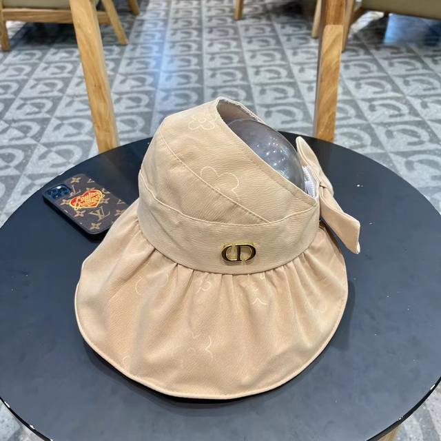 Dior Korean-Style New Arrival Colorful Gel Sun Hat For Women, Lightweight And Br
