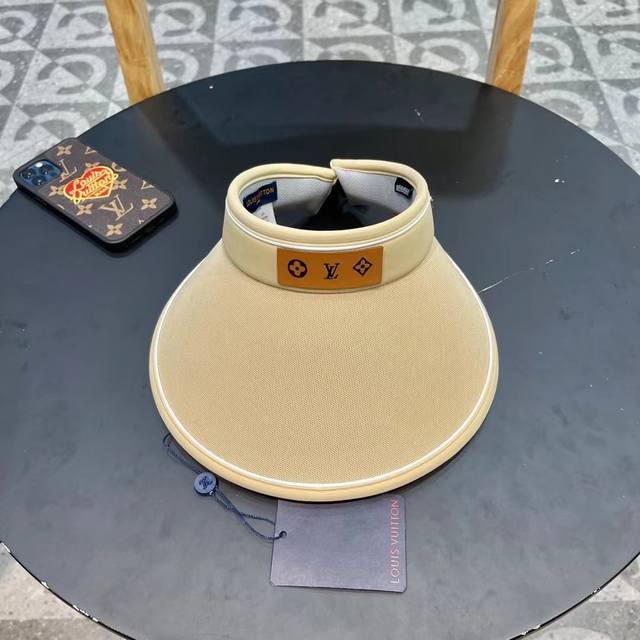 Lv Louis Vuitton Summer New Arrival Men's And Women's Sun Hat With Open Top, Lar