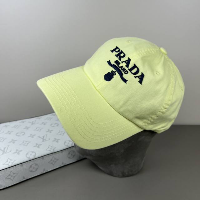 Prada Classic Triangle Logo Baseball Cap - A Must-Have For Any Wardrobe. Wear It