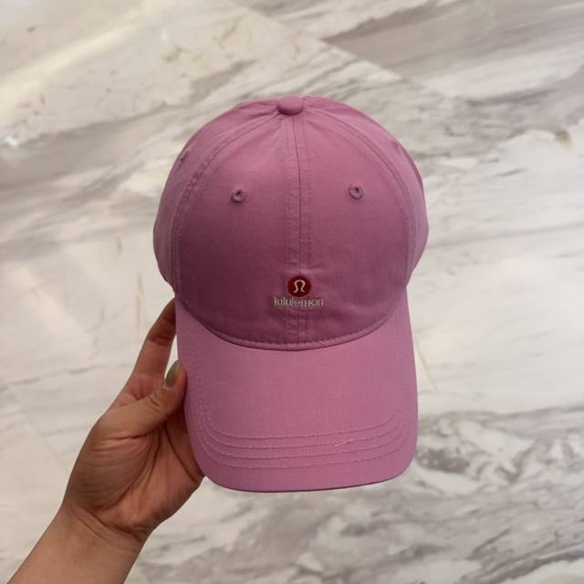 Lulu Melon Letter Cotton Baseball Cap, Delicate Heart-Shaped Embroidery, Cute An