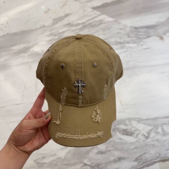 Chrome Hearts Cro Heart Early Spring Korean-Style Fashion Retro Distressed Hole
