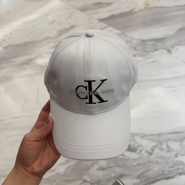 Ck New Canvas Baseball Cap, Casual And Versatile, Wardrobe Essential